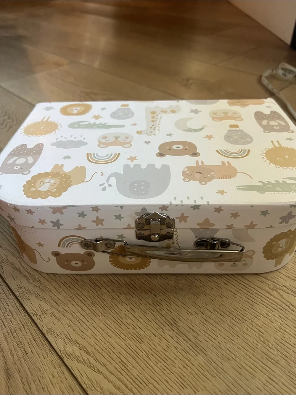 Kids Decorative Storage Suitcases - Cloud & Animal Print - Set of 2